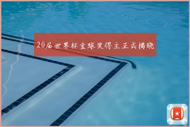 20届世界杯金球奖得主正式揭晓