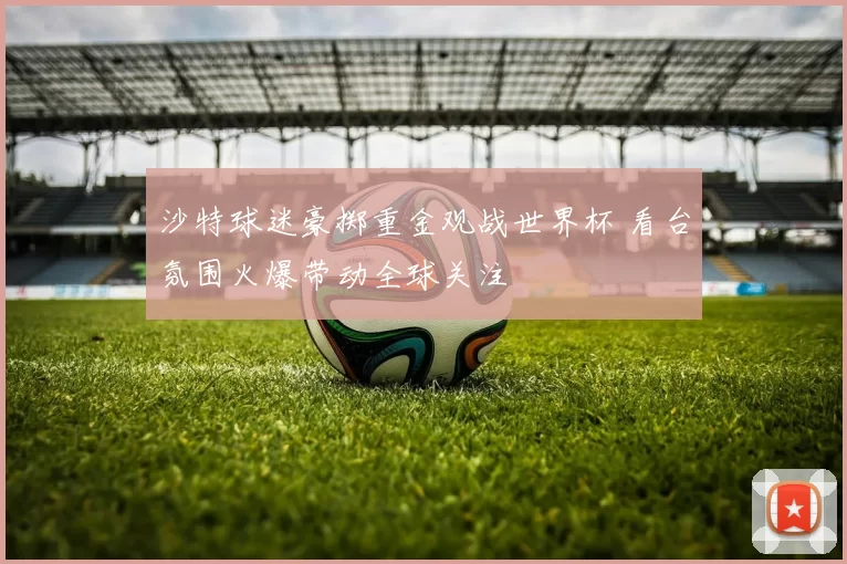 沙特球迷豪掷重金观战世界杯 看台氛围火爆带动全球关注