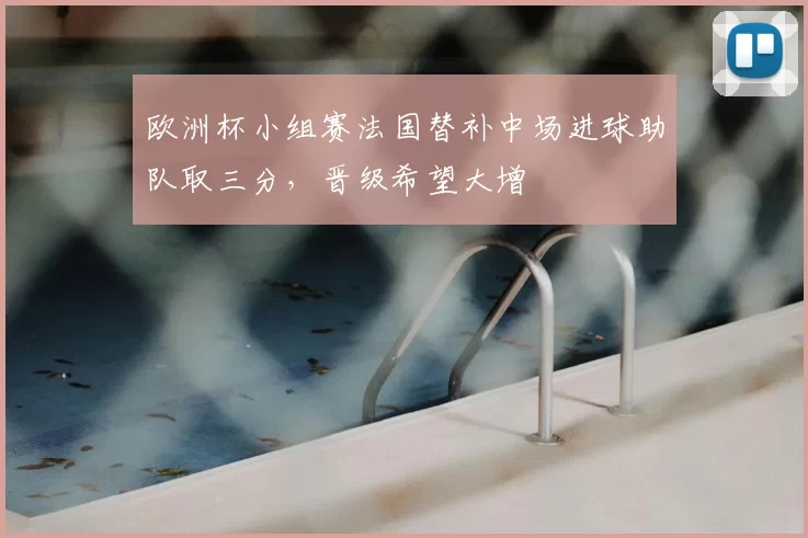 欧洲杯小组赛法国替补中场进球助队取三分，晋级希望大增